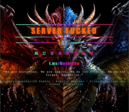 MOH hacked site